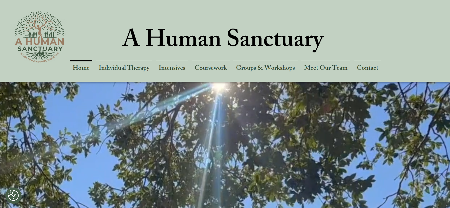 Sacred King spiritually-themed portfolio