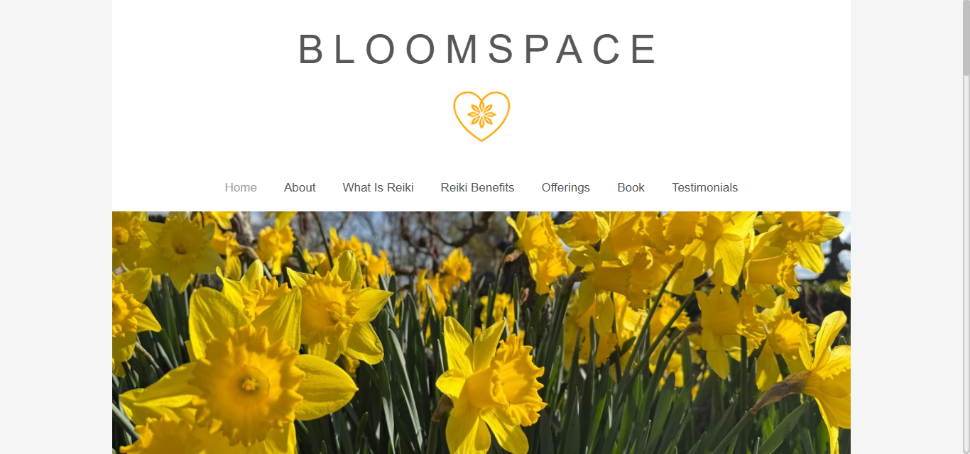 Sacred King spiritually-themed portfolio