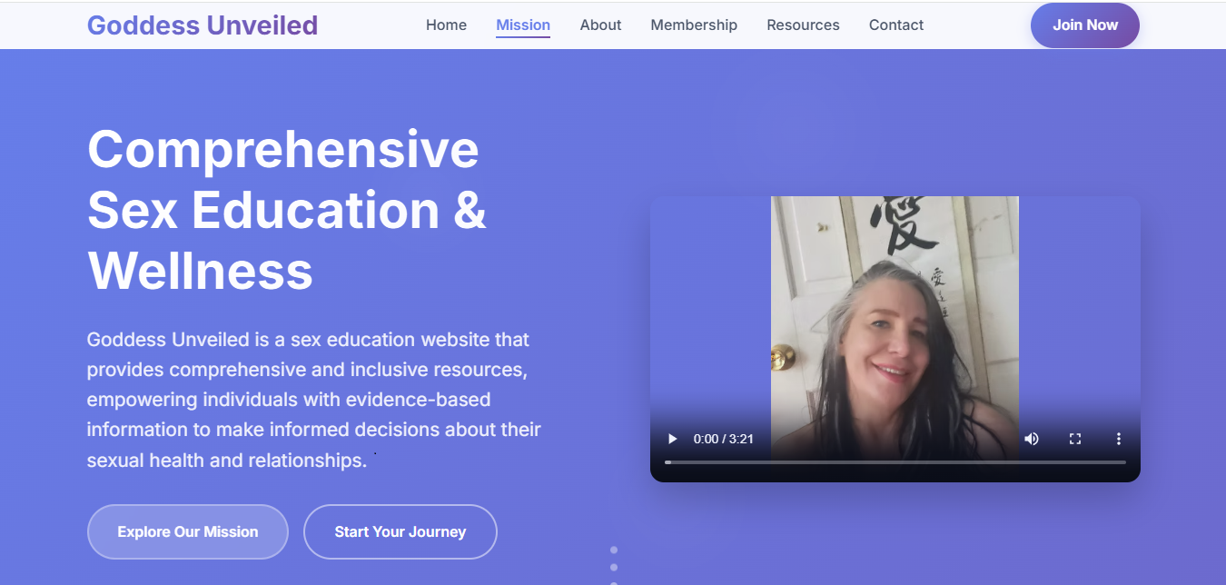 Sacred King spiritually-themed portfolio