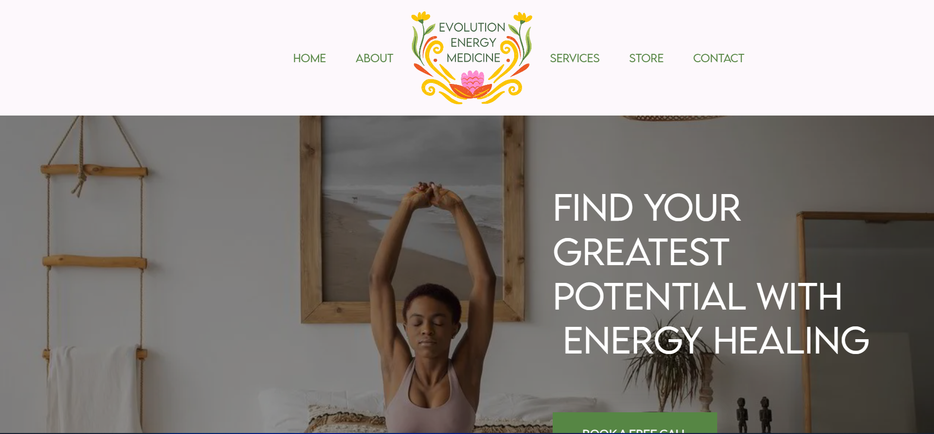 Sacred King spiritually-themed portfolio